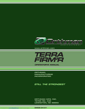 Orthman TERRA FIRM'R Operator's Manual