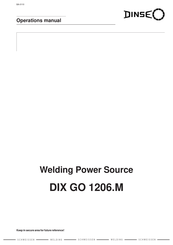 DINSEO DIX GO 1206.M Operation Manual