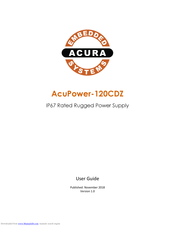 Acura Embedded Systems AcuPower-120CDZ User Manual