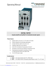 Motrona GV151 Operating Manual