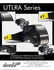 TorcUP ULTRA UT-11 Operating And Maintenance Instructions Manual