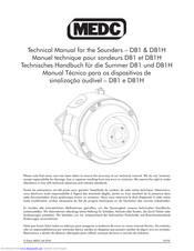 MEDC DB1H Technical Manual