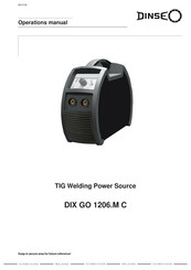 DINSEO DIX GO 1206.M C Operation Manual
