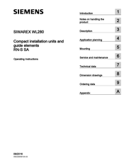Siemens SIWAREX WL280 Operating Instructions Manual