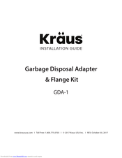 Kraus GDA-1 Installation Manual
