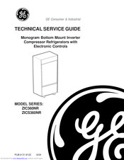 GE Consumer & Industrial ZICS360NR Technical Service Manual
