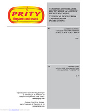 PRITY PLW 27 Technical Description And Operating Instructions