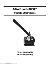 CITC A/C Air Launcher 101051 Operating Instructions Manual