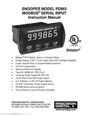 PRECISION DIGITAL PD865 Instruction Manual
