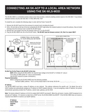 Secura Key SK-ACP Connecting Manual