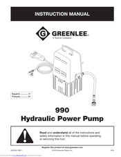 Greenlee 990 Instruction Manual