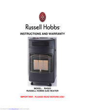 Russell Hobbs RHG03 Instructions And Warranty