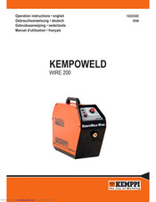 Kemppi KEMPOWELD WIRE 200 Operation Instructions Manual