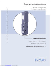 Burkert 6520 NARMUR Operating Instructions Manual