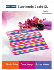 Lanaform Electronic Scale XL Instructions For Use Manual