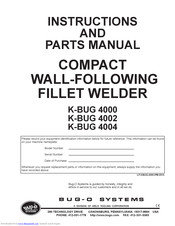 Bug-O Systems K-BUG 1200 Instructions And Parts Manual