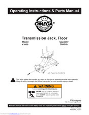 Omega Lift 43000 Operating Instructions & Parts Manual