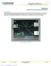 Pericom PI3USB102 User Manual