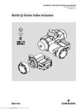 Emerson Bettis Q350 Installation, Operation & Maintenance Manual