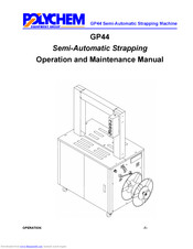 Polychem GP44 Operation And Maintenance Manual