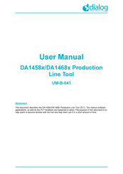 Dialog DA1458 Series User Manual