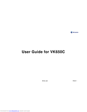 VK MOBILE VK650C User Manual