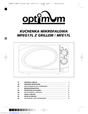 Optimum MFE17L Operating Instructions Manual