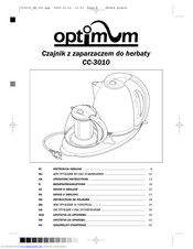 Optimum CC-3010 Operating Instructions Manual