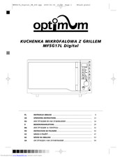 Optimum MFSG17L Operating Instructions Manual