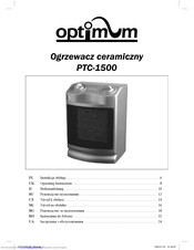 Optimum PTC-1500 Operating Instructions Manual