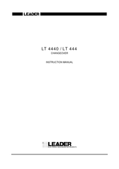 Leader LT 4440 Instruction Manual
