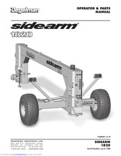 Degelman Sidearm 1820 Operator's & Parts Manual