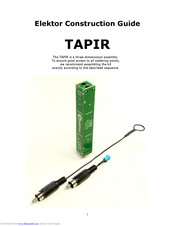 Elektor TAPIR Construction Manual