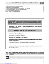 Smeg C36GGXU Installation Manual