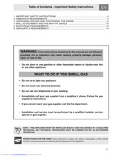 Smeg C24GGXU Installation Manual