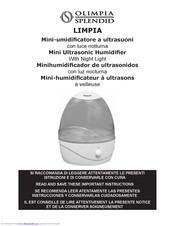 Olimpia splendid LIMPIA Important Instructions Manual