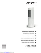 Olimpia splendid PELER 1 Instructions For Use And Maintenance Manual