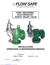 Flow Safe 8000 SERIES Installation, Operation & Maintenance Manual