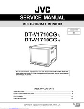 Jvc DT-V1710CG Service Manual