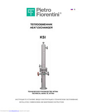 Pietro Fiorentini KSI/6 Manual