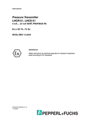 Pepperl+Fuchs LHCR-51 Instructions Manual