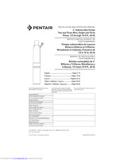 Pentair Sta-Rite S20P4JP10221 Installation And Operating Manual