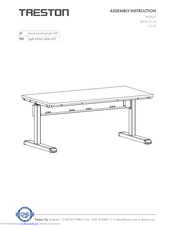 treston Light Motor Table LMT Assembly Instructions Manual