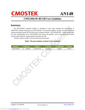 CMOSTEK CMT2300AW User Manualline