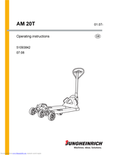 Jungheinrich AM 20T Operating Instructions Manual