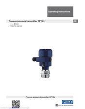 WIKA CPT-2x series Operating Instructions Manual