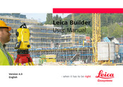 Leica Builder R User Manual