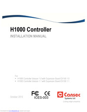 Cansec H1000 Installation Manual And Instructions For Use