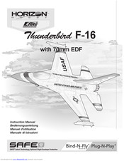 Horizon Hobby Thunderbird F-16 Instruction Manual
