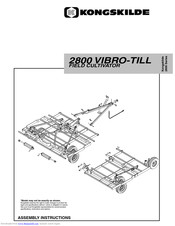 Kongskilde 2800 VIBRO-TILL Assembly Instructions Manual